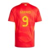 Spania Gerard Moreno 9 Hjemme EM 2024 - Herre Fotballdrakt